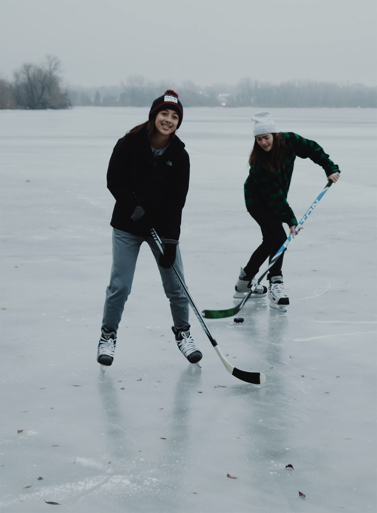 Ice skating